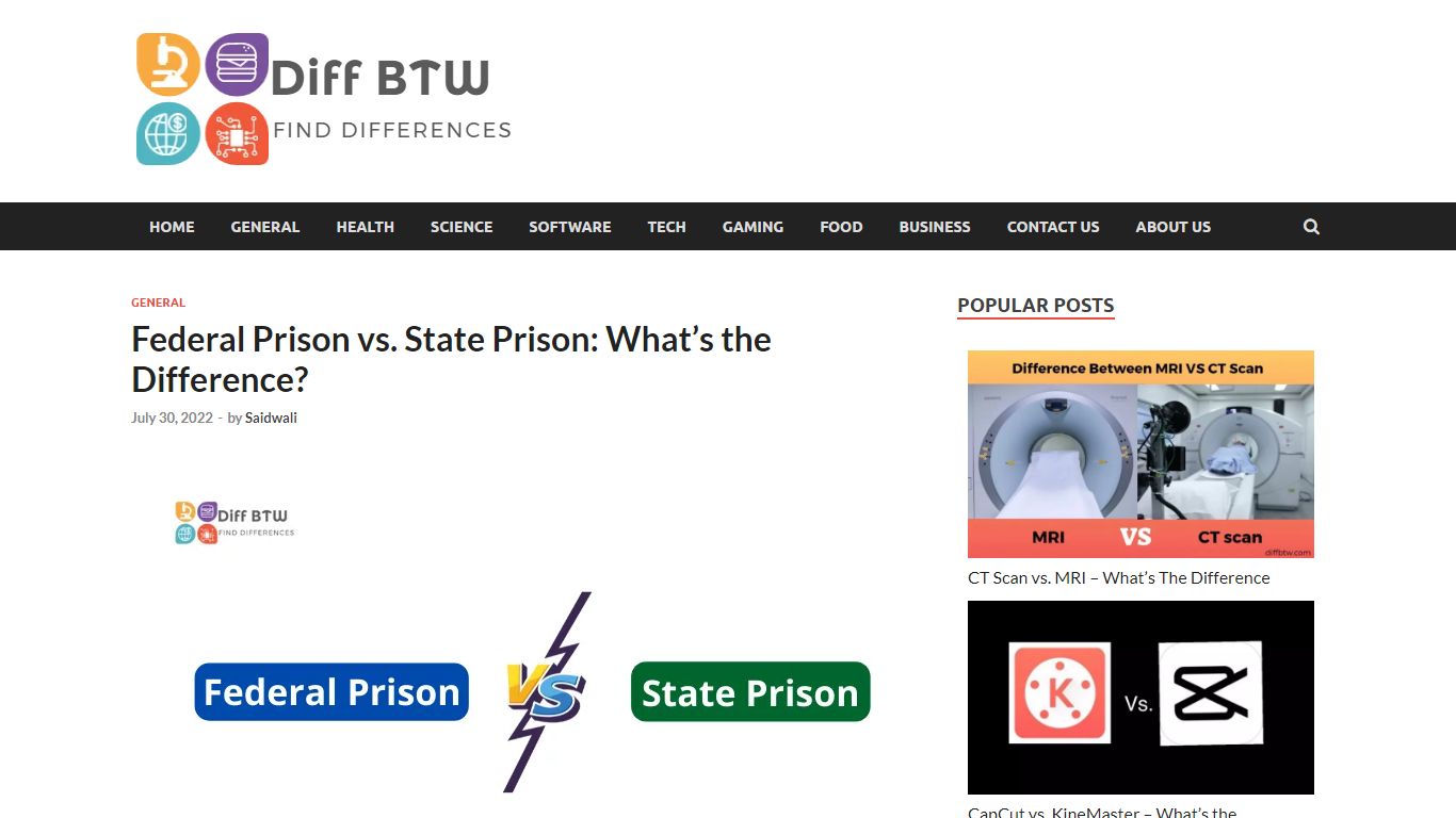 Federal Prison vs. State Prison: What’s the Difference?